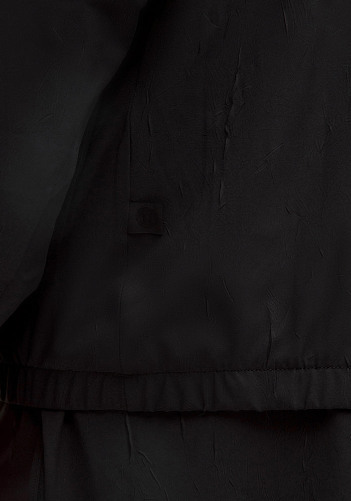 Zeroed In Crinkle Texture Half Zip