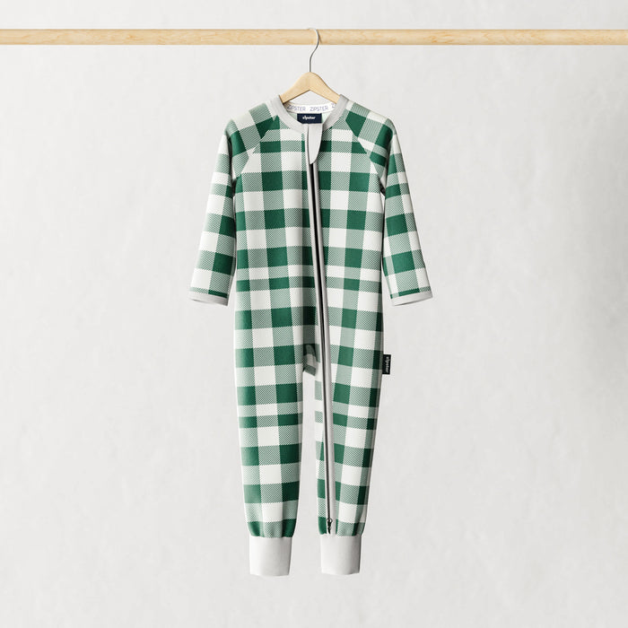 ZIPSTER™ Green Gingham