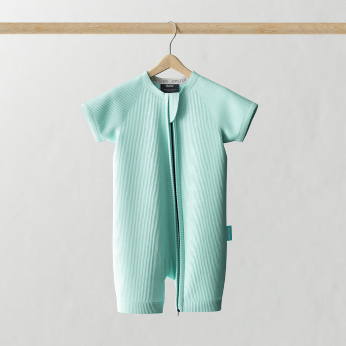 ZIPSTER™ Shortie Ribbed Aqua