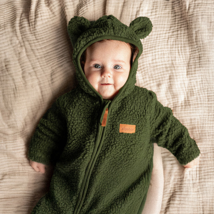 Zipster Teddy Suit Dark Green