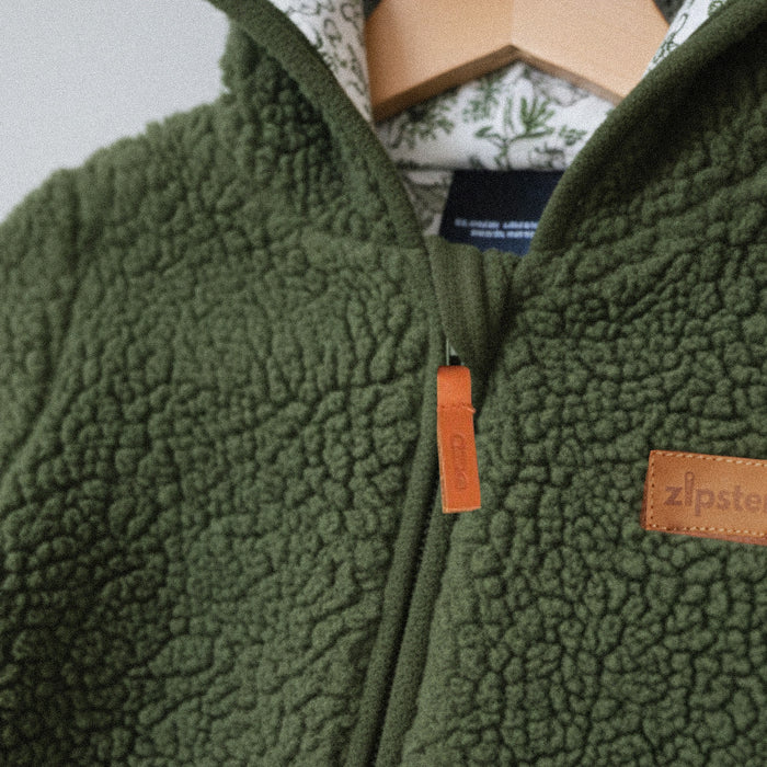 Zipster Teddy Suit Dark Green