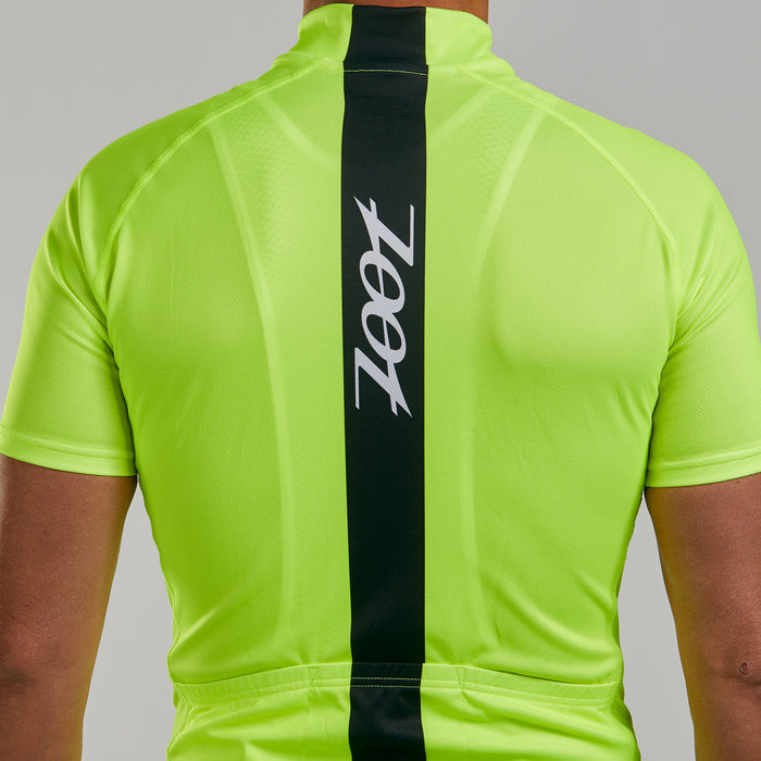 ZOOT MEN'S CYCLE CORE JERSEY - SAFETY YELLOW
