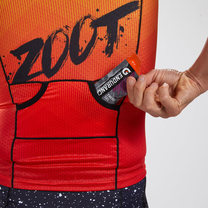 ZOOT MENS LTD TRI AERO JERSEY - KONA ICE
