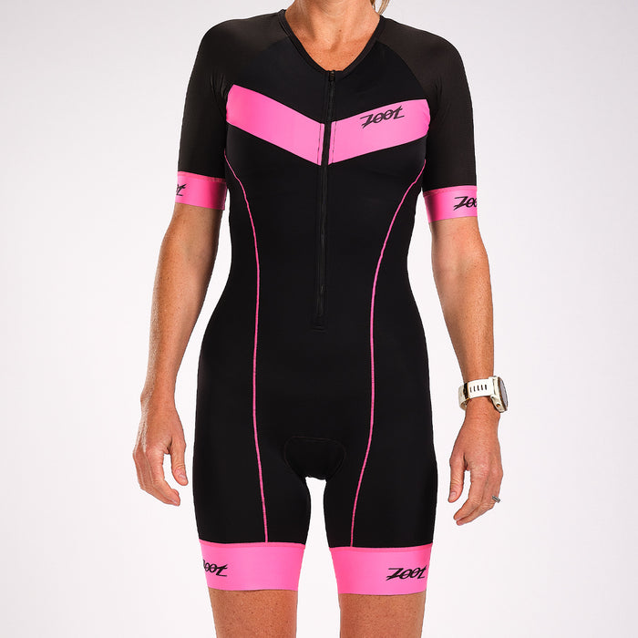 ZOOT Women's Core Tri AERO Racesuit - BLUSH