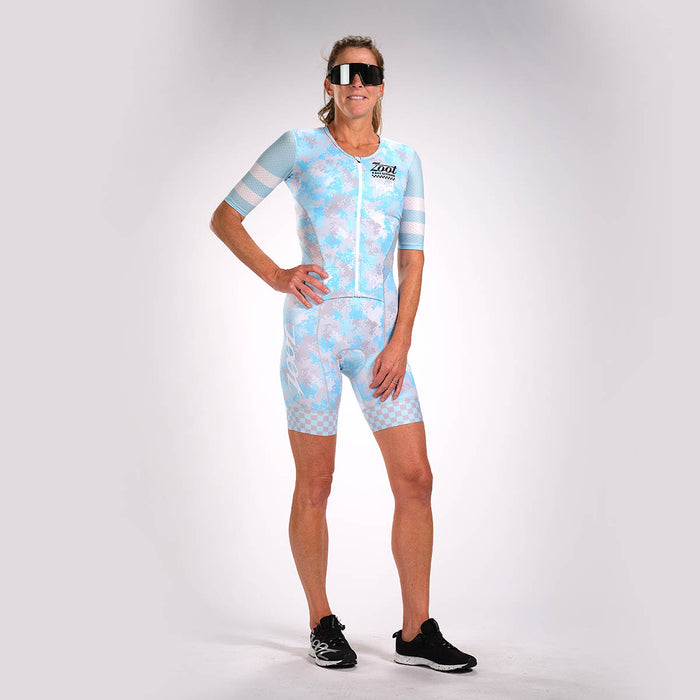 ZOOT Women's LTD Tri Full Zip Racesuit - RACE DIVISION